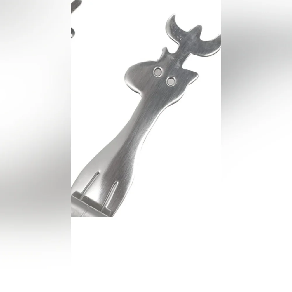 Mom & Son Giraffe Spoons - Silver